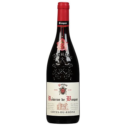 Bonpas Cotes Du Rhone Rouge Reserve De Bonpas Wine - 750 Ml - Image 3