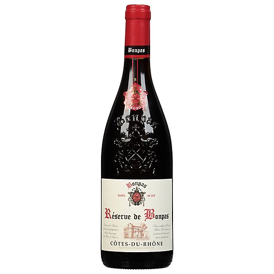 Bonpas Cotes Du Rhone Rouge Reserve De Bonpas Wine - 750 Ml