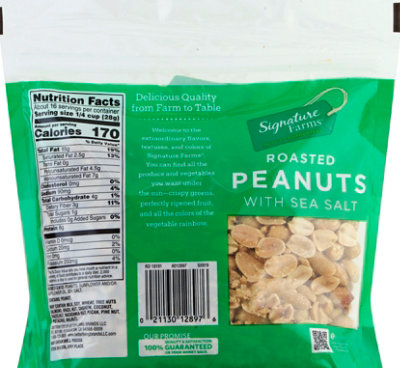 Signature Select/Farms Peanuts Roasted With Sea Salt - 16 Oz - Image 4