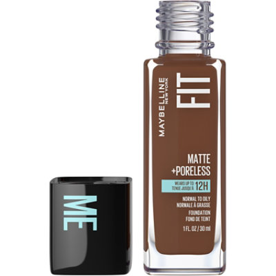 Maybelline Fit Me Matte Plus Poreless Java Liquid Foundation Makeup - 1 Oz - Image 1