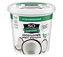 So Delicious Dairy Free Yogurt Alternative Coconutmilk Unsweetened - 24 Oz