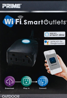 Prime Wifi Smart Outlets Outdoor 2 Outlet - Each - Image 2