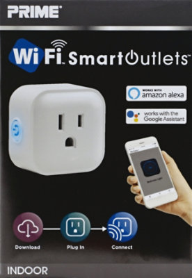 Prime Wifi Smart Outlets Indoor 1 Outlet - Each - Image 2
