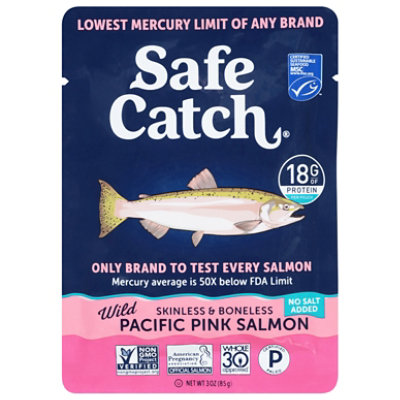 Safecatch Salmon Pouch No Salt Add - 3 Oz - Image 3