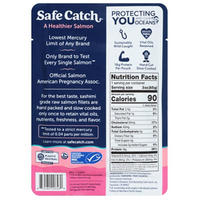 Safecatch Salmon Pouch No Salt Add - 3 Oz - Image 6