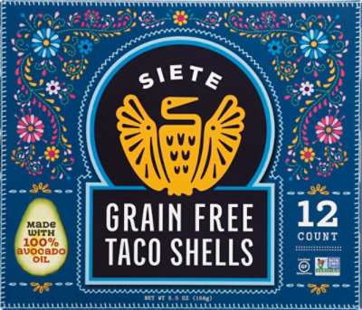 Siete Grain Free Taco Shells - 12 Count - Image 1