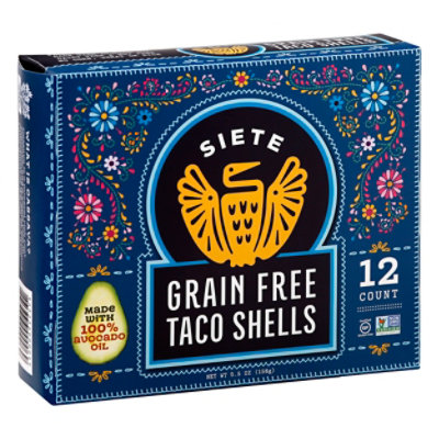 Siete Grain Free Taco Shells - 12 Count - Image 1