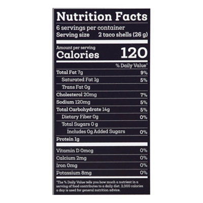 Siete Grain Free Taco Shells - 12 Count - Image 3