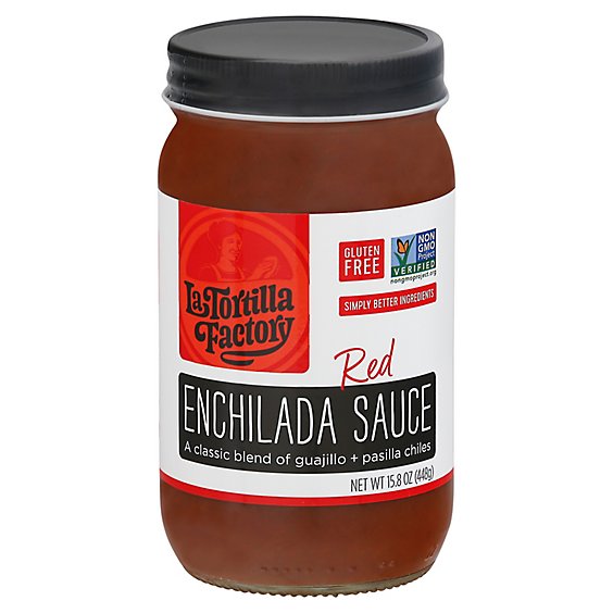 La Tortilla Factory Sauce Red Enchilada - 15.8 Oz