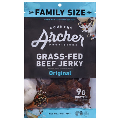 Country Archer Jerky Beef Original - 7 Oz - Image 1