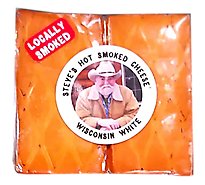 Steves Hot Smoked Wisconsin White Cheese - Case