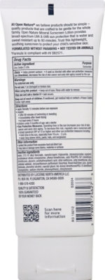 Open Nature Kids Sunscreen Mineral Lotion Spf50 - 3 Fl. Oz. - Image 3