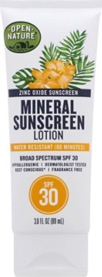 Open Nature Mineral SPF 30 Water Resistant Sunscreen - 3 Fl. Oz. - Image 2