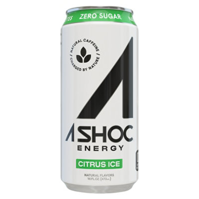 Ashoc Frozen Ice Energy Drink 16 Fl. Oz. Tom Thumb