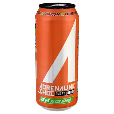 Ashoc Peach Mango Energy Drink - 16 Fl. Oz. - Image 3