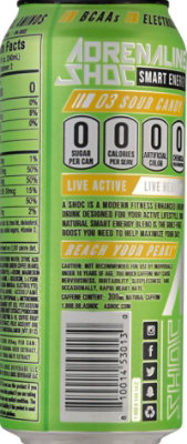 Ashoc Sour Candy Energy Drink - 16 Fl. Oz. - Image 6