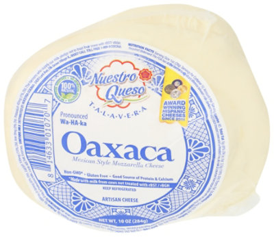 Nuestro Queso Talavera Oaxaca Cheese - 10 Oz - Image 4