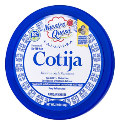 Nuestro Queso Talavera Cotija Cheese Grated - 5 Oz - Image 4