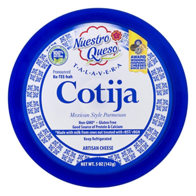 Nuestro Queso Talavera Cotija Cheese Grated - 5 Oz - Image 1