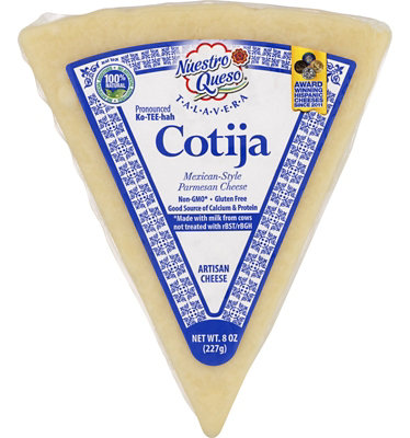 Nuestro Queso Talavera Cotija Cheese - 8 Oz - Image 1