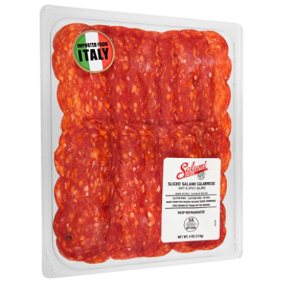 Salumi Italiani Salame Calabrese Sliced - 4 Oz