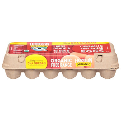 Horizon Organic Eggs Large Brown - 12 Count