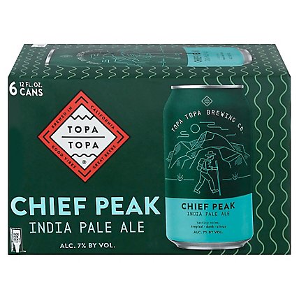 Topa Topa Brewing Chief Peak Ipa In Cans - 6-12 Fl. Oz. - Image 3