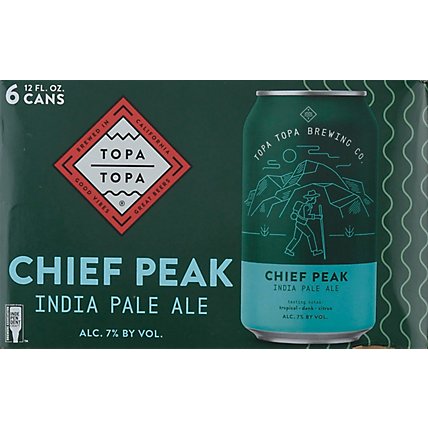 Topa Topa Brewing Chief Peak Ipa In Cans - 6-12 Fl. Oz. - Image 4
