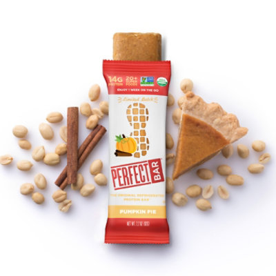 Perfect Bar Gluten-Free Pumpkin Pie Peanut Butter Organic Protein Bar - 2.2 Oz - Image 5