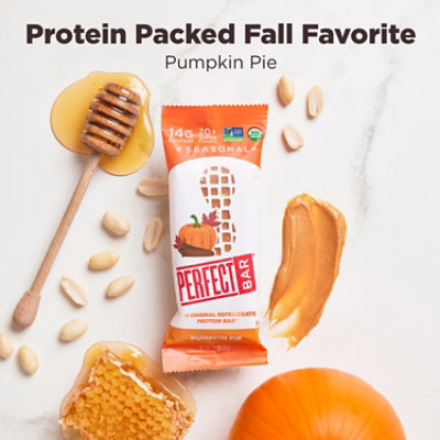 Perfect Bar Gluten-Free Pumpkin Pie Peanut Butter Organic Protein Bar - 2.2 Oz - Image 5