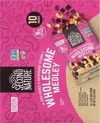 Second Nature Trail Mix Wholesome Medley - 10-1.5 Oz - Image 5