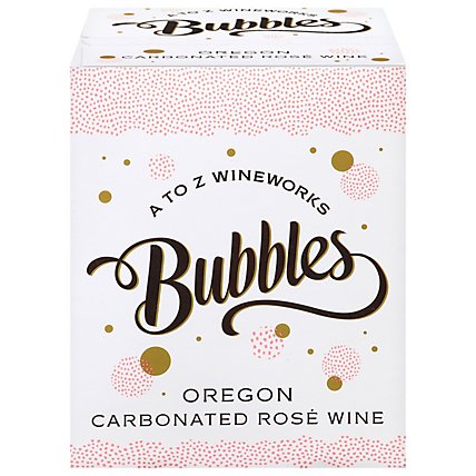A To Z Bubble Sparkling Rose Can Wine - 250 Ml - Image 4