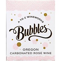 A To Z Bubble Sparkling Rose Can Wine - 250 Ml - Image 2