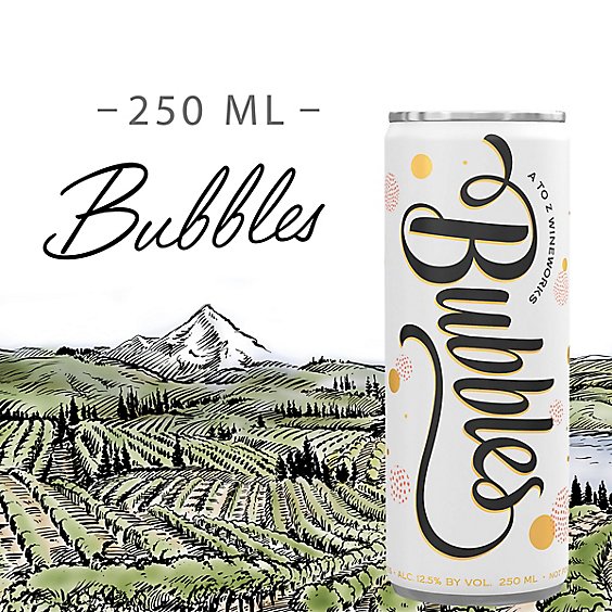 A To Z Bubble Sparkling Rose Can Wine - 250 Ml