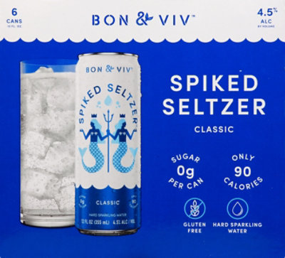 Bon & Viv Spiked Seltzer Classic In Cans - 6-12 Fl. Oz. - Image 4