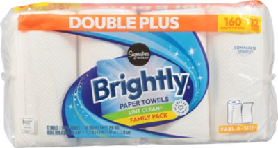 Signature SELECT Paper Towels Brightly Family Pack - 12 Roll - Image 3