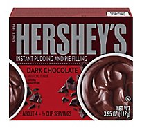 HERSHEYS Pudding & Pie Filling Instant Dark Chocolate - 3.95 Oz