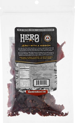 Hero Jerky Classic Beef Peppered - 10 Oz - Image 5