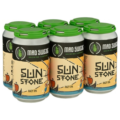 Mad Swede Sunstone Hazy Ipa In Cans - 6-12 Fl. Oz.