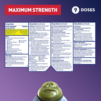 Mucinex Nightshift Sinus Medicine Night Time Relief Liquid - 6 Fl. Oz. - Image 4