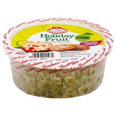 Paradise Holiday Fruit Sweetened Candied Citron Diced - 8 Oz - Image 1