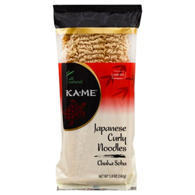 KA ME Noodles Japanese Curly Soba Chuka - 5 Oz - Image 1