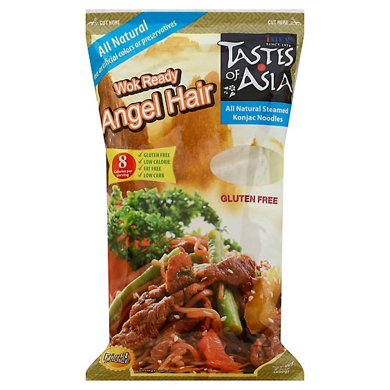 Tastes of Asia Noodles Konjac Wok Ready Angel Hair - 8.8 Oz