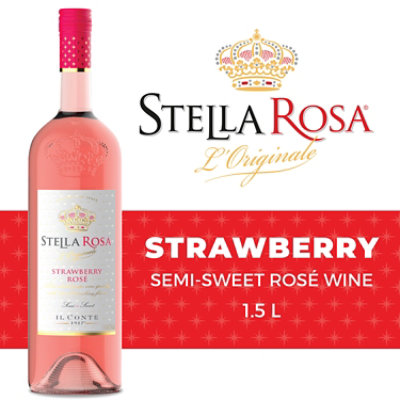 Stella Rosa Wine Rose Semi Sweet IL Conte - 1.5 Liter