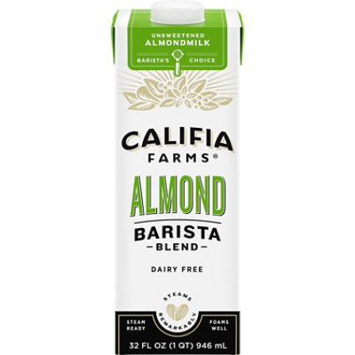 Califia Farms Barista Blend Unsweetened Almond Milk - 32 Fl. Oz. - Image 1