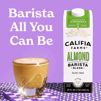 Califia Farms Barista Blend Unsweetened Almond Milk - 32 Fl. Oz. - Image 3