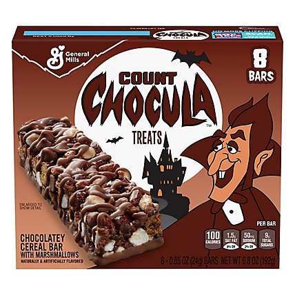Count Chocula Snack Bars Chocolate Marshmallow - 8-.85 Oz - Image 3