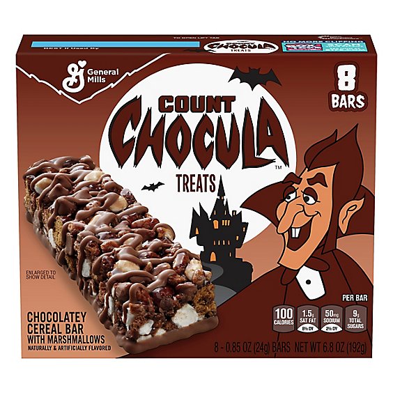 Count Chocula Snack Bars Chocolate Marshmallow - 8-.85 Oz
