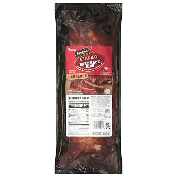 Signature Select Baby Back Ribs Barbeque 49ers - 24 Oz