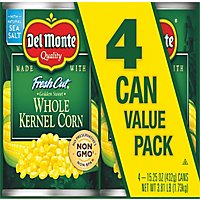 Del Monte Corn Whole Kernel Golden Sweet Value Pack - 4-15.25 Oz - Image 2